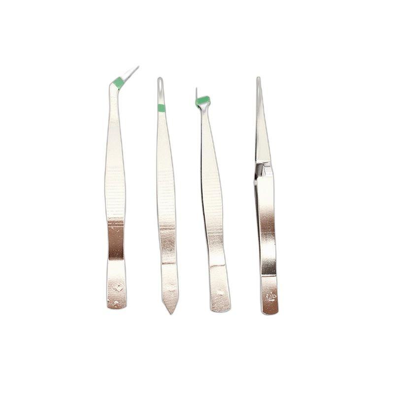 PINZAS CROMADO SET 4PCS  FERRAWYY-TMX-3
