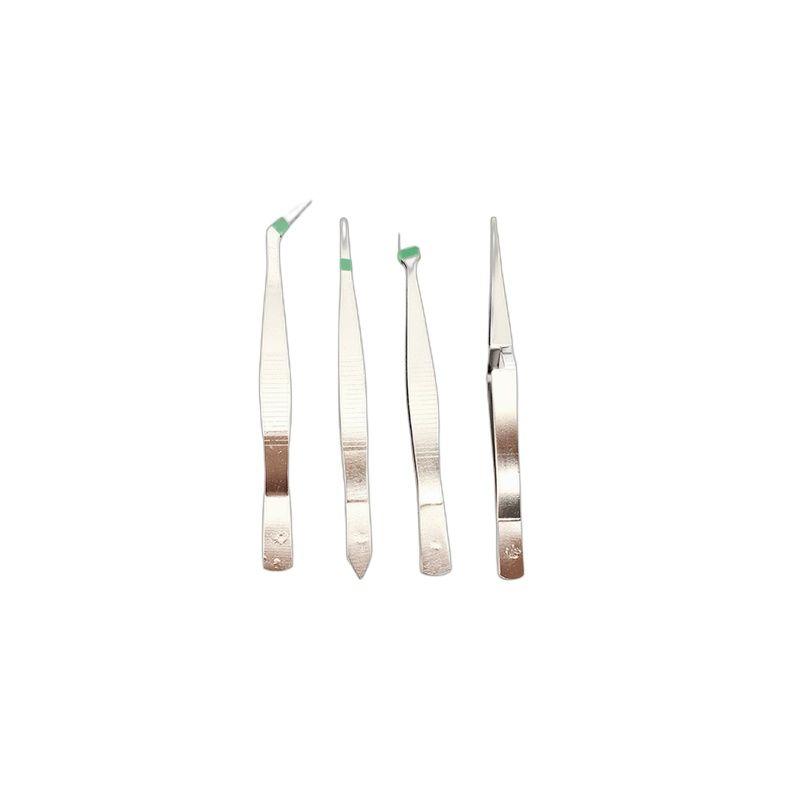 PINZAS CROMADO SET 4PCS  FERRAWYY-TMX-4