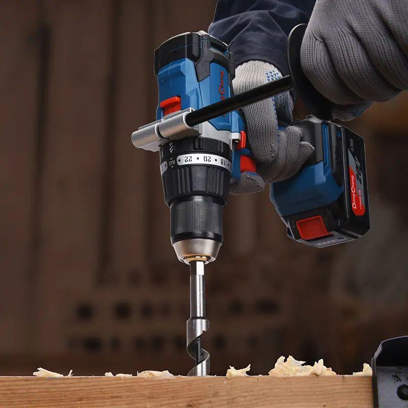 Taladro Percutor 13mm 20v 120nm Bat X1 Brushless Dong Cheng-4