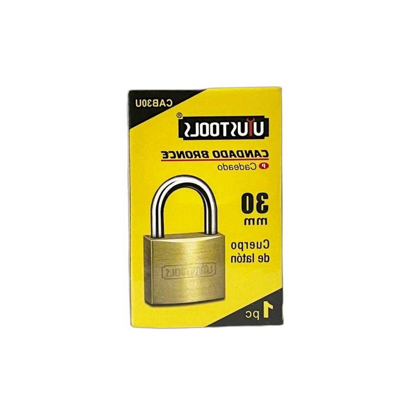 CANDADO DORADO 30MM  UYUSTOOLS-2