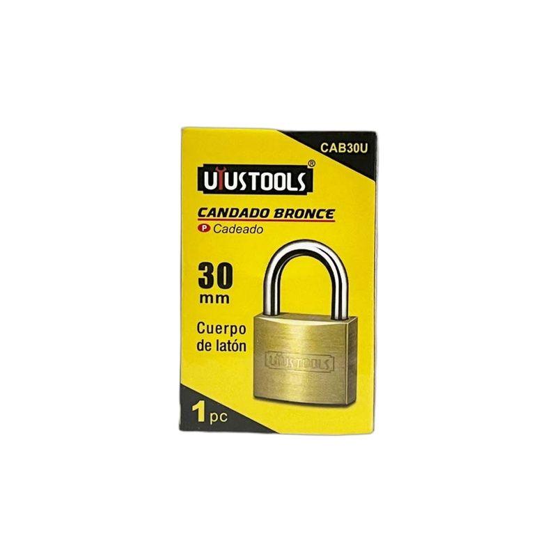 CANDADO DORADO 30MM  UYUSTOOLS-3