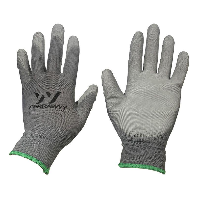 GUANTE TELA+GOMA  GD7003 7'' GRIS  FERRAWYY-YT-0
