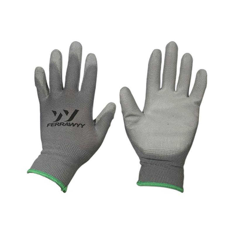 GUANTE TELA+GOMA  GD7003 7'' GRIS  FERRAWYY-YT-2