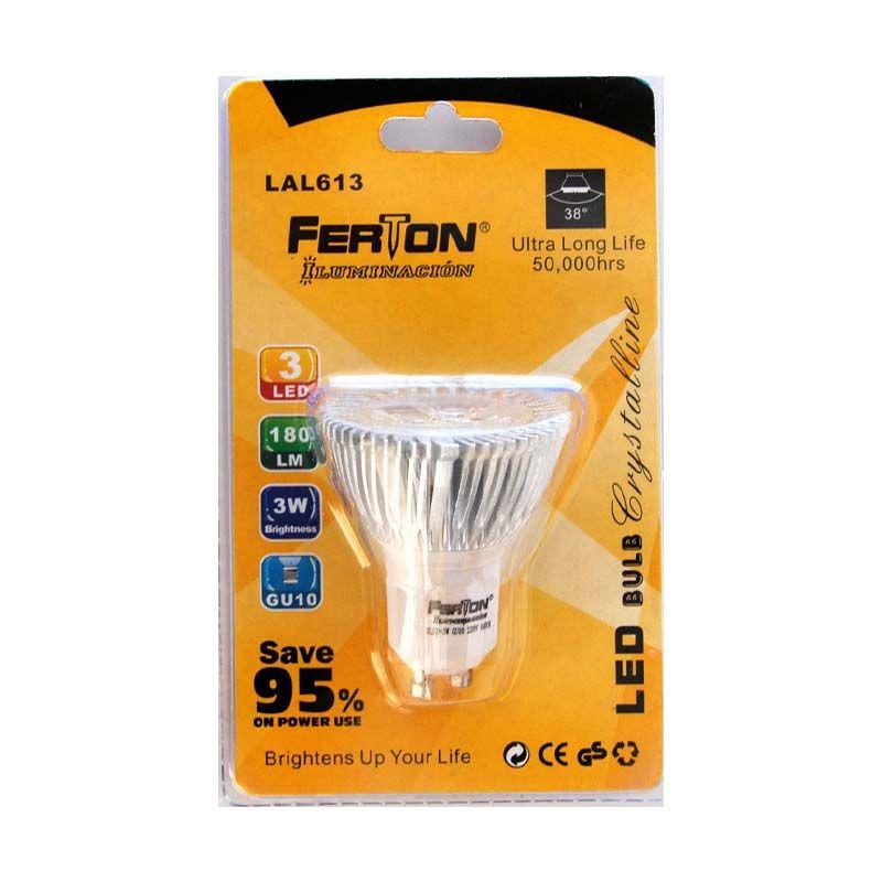 LAMPARA LED GU10 3X1W 50X60MM FERTON-1