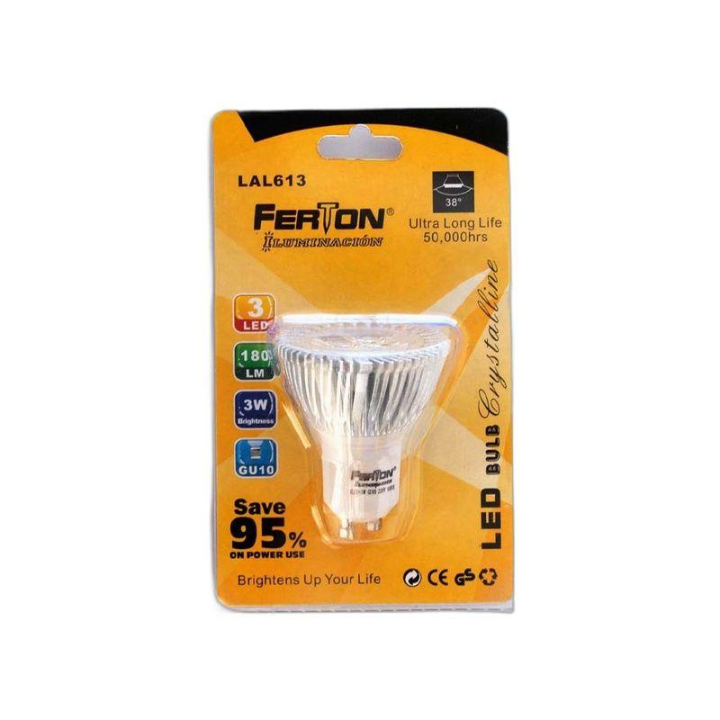 LAMPARA LED GU10 3X1W 50X60MM FERTON-3
