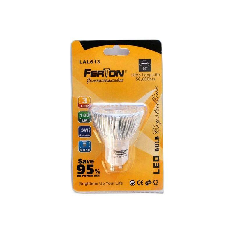 LAMPARA LED GU10 3X1W 50X60MM FERTON-6