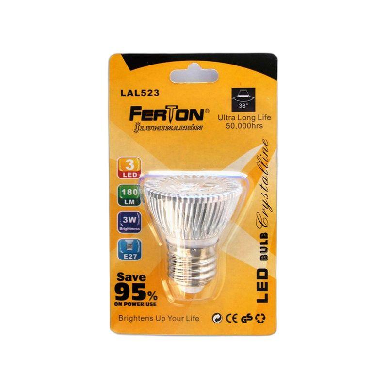 LAMPARA LED E27 3X1W 50X55MM FERTON-3