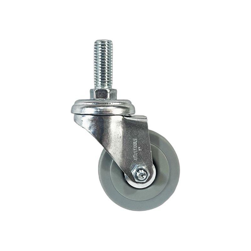 Rueda Industrial Gris  Con Rosca 2  40kg Uyu-2