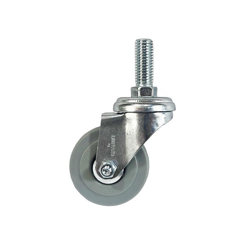 Rueda Industrial Gris  Con Rosca 2  40kg Uyu-3