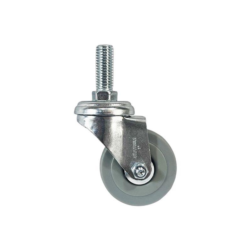 Rueda Industrial Gris  Con Rosca 2  40kg Uyu-4