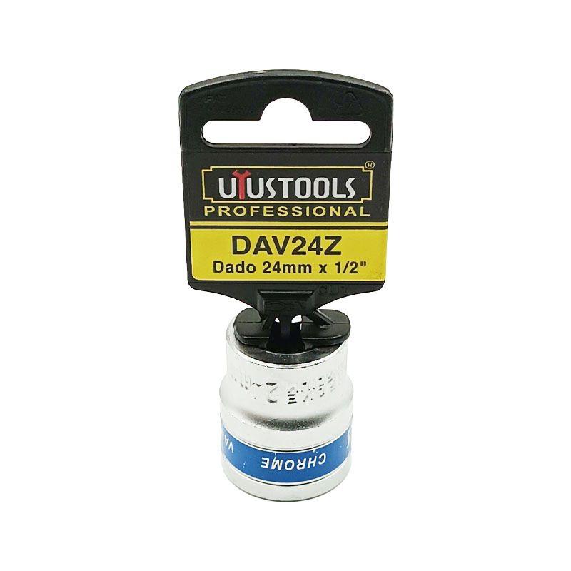 DADO 24MM-1/2" AZUL C/COLGADOR UYUSTOOLS-0