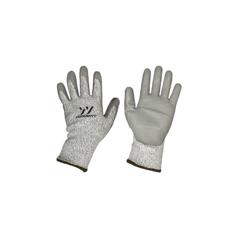 GUANTE ANTI-CORTE CUT-5 PU 9'' FERRAWYY-YT-5