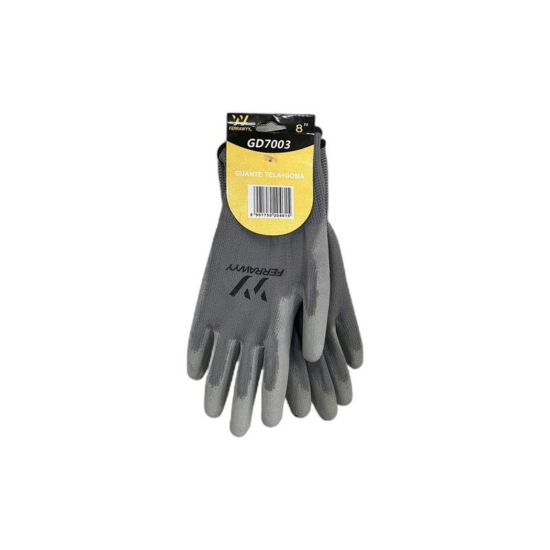 GUANTE TELA/GOMA 8" GD7003 FERRAWYY-4