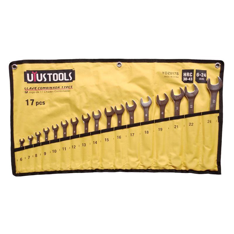 LLAVE COMBINADA 6-24 MM SET x17 UYUSTOOLS-0