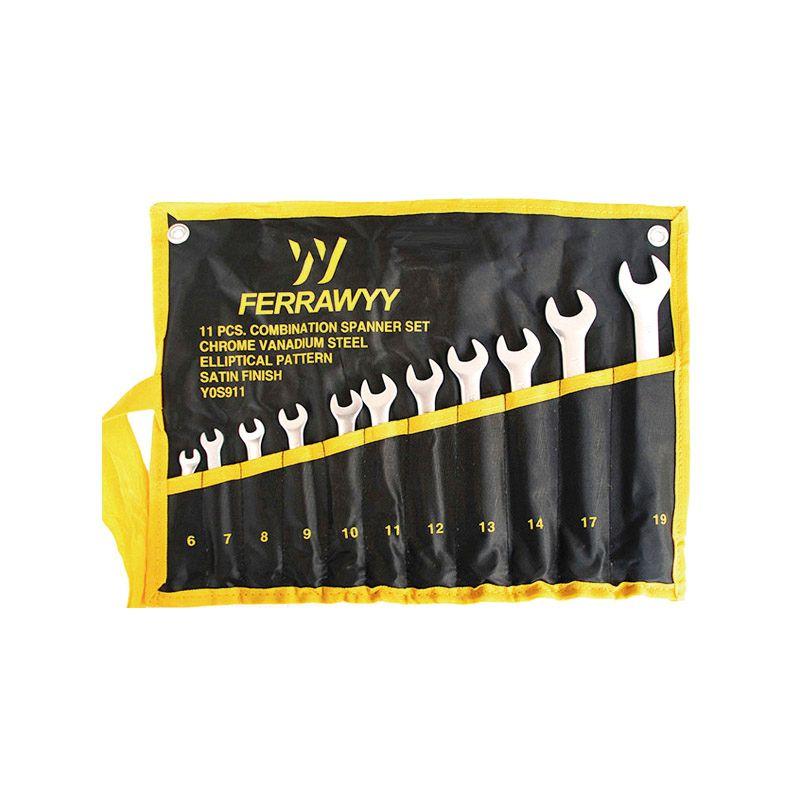 LLAVES COMBINADAS CR-V SATIN Set x11 FERRAWYY-1