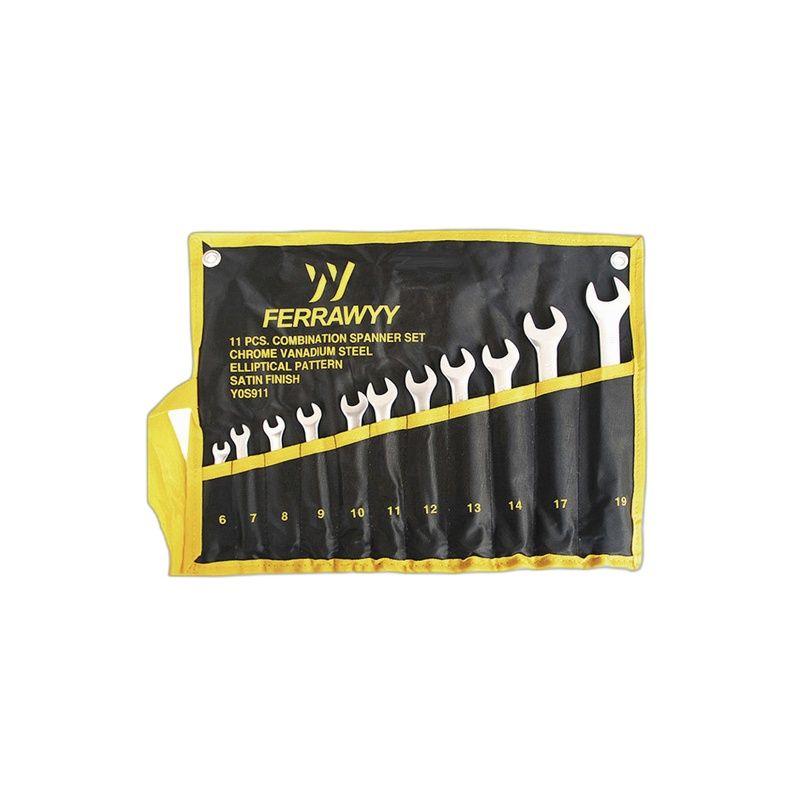 LLAVES COMBINADAS CR-V SATIN Set x11 FERRAWYY-3