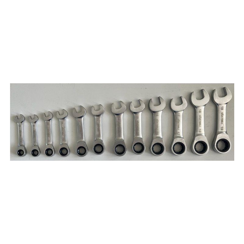 LLAVE COMBINADA RACHET CORTO 8-19 MM SET X12 UYUSTOOLS-4