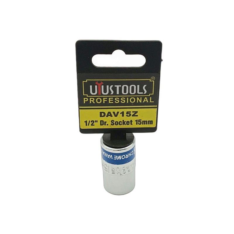 DADO 15MM-1/2" AZUL C/COLGADOR UYUSTOOLS-3
