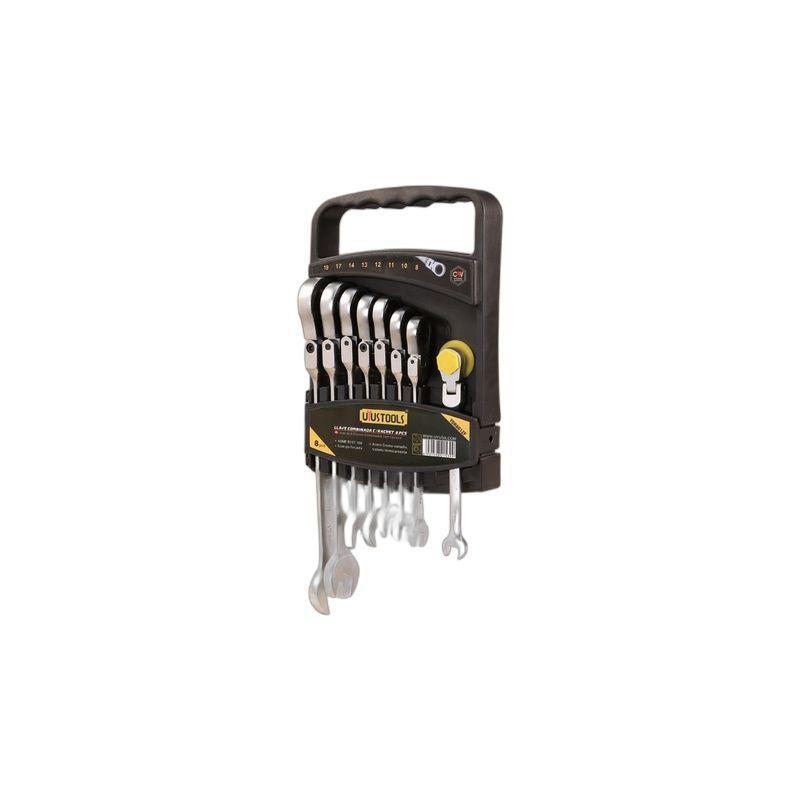 LLAVE COMBINADA C/RACHET Set x8 UYUSTOOLS-5