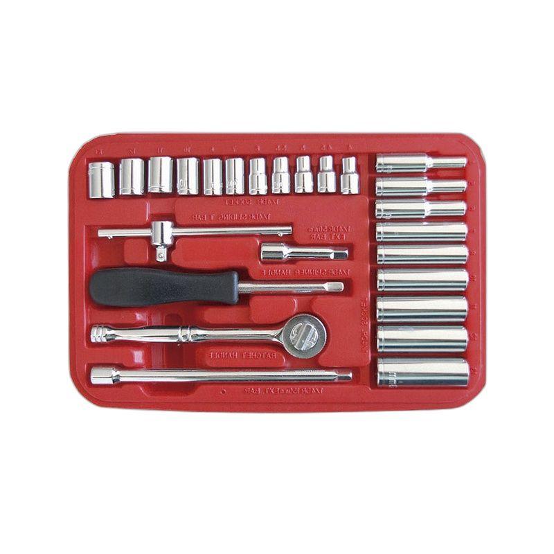 DADO C/ CHICHARRA 25PCS 1/4" (4MM-13MM)-2