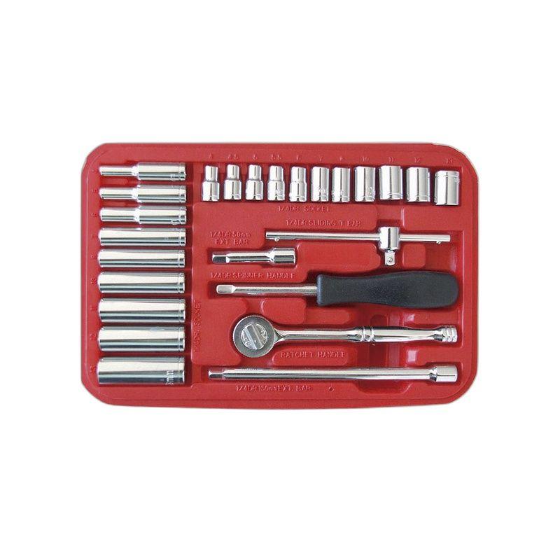 DADO C/ CHICHARRA 25PCS 1/4" (4MM-13MM)-3
