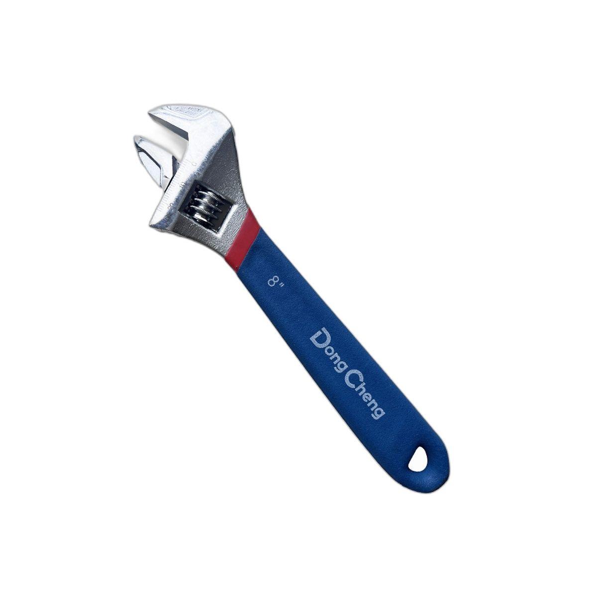 LLAVE FRANCESA AJUSTABLE Mango PVC 8" Dong Cheng-0