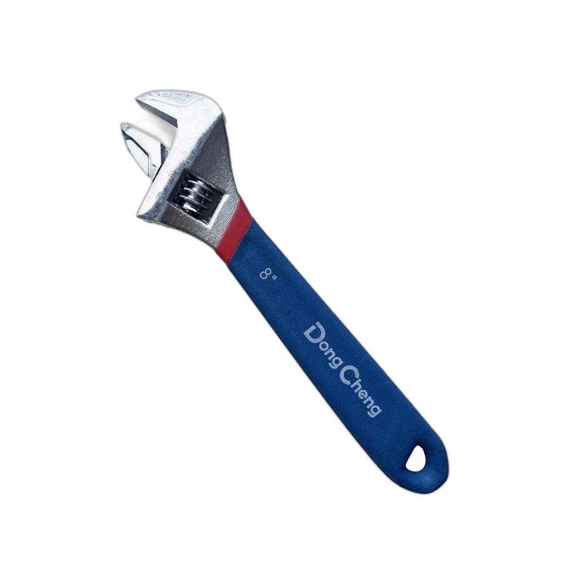 LLAVE FRANCESA AJUSTABLE Mango PVC 8" Dong Cheng-2