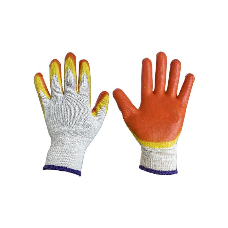 GUANTE DE TRABAJO ANTI-SLIP DOBLE GOMA 8'' FERRAWYY-YT-4