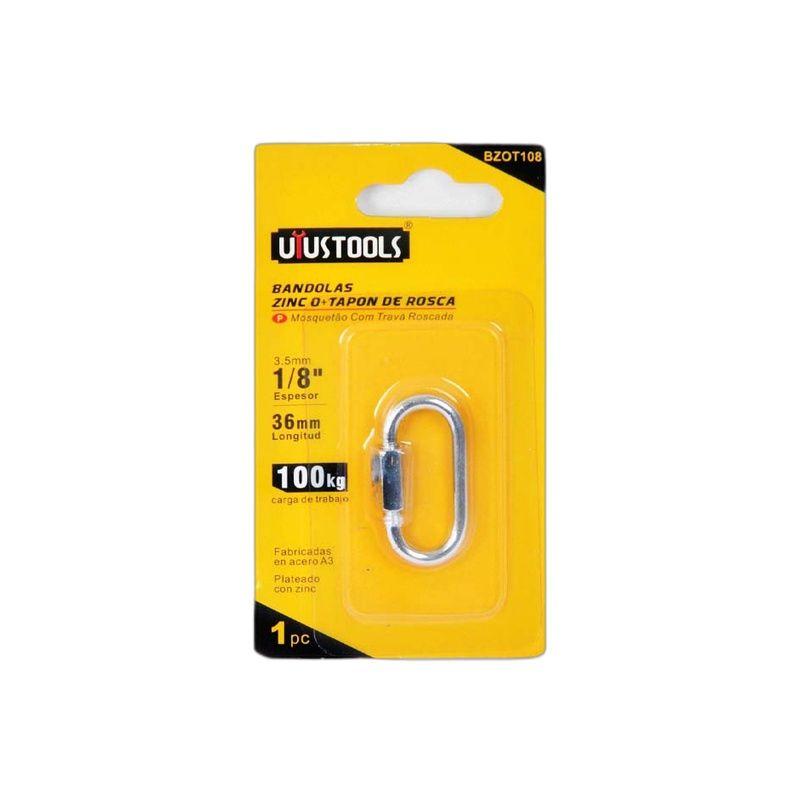 MOSQUETON Con ROSCA 1/8 UYUSTOOLS-2
