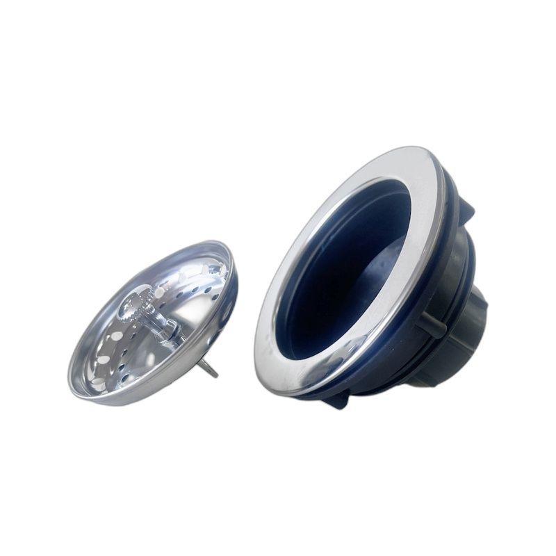 DESAGUE LAVAPLATO PLASTICO CON REJILLA INOX 1 1/2" FERRAWYY-5