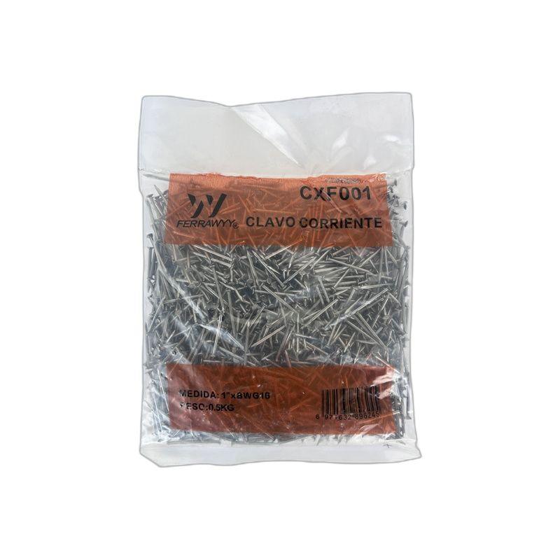 CLAVO CORRIENTE BWG16X1" 0.5KG/SET FERRAWYY-1