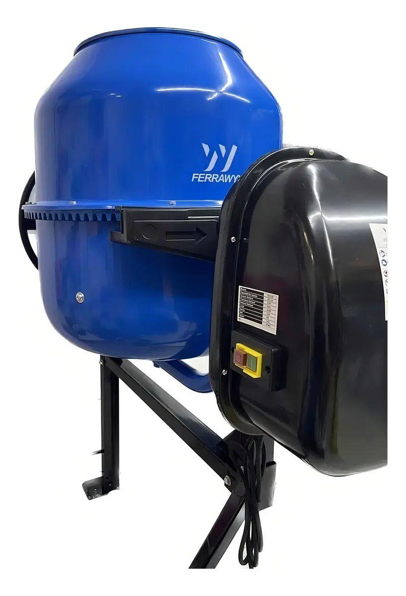 Betonera Hormigonera 200 Litros Eléctrica 850w Ferrawyy-2