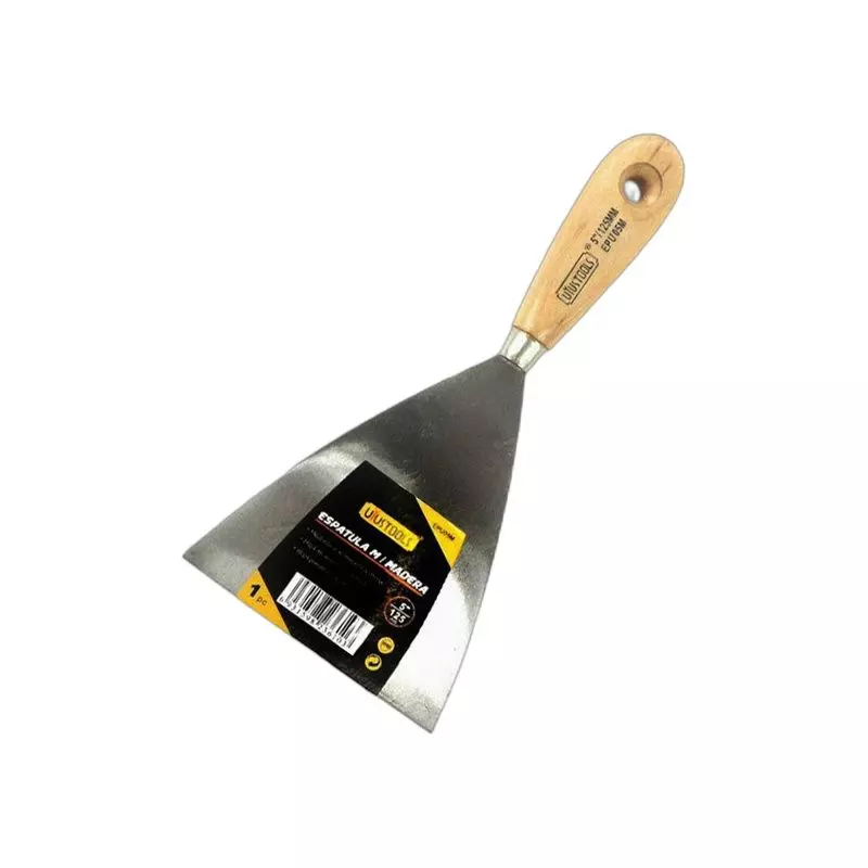ESPATULA 5" MANGO MADERA UYUSTOOLS-5