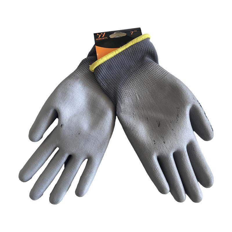 GUANTE TELA/GOMA 7'' GRIS FERRAWYY-3