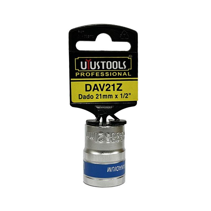 DADO 21MM-1/2" AZUL C/COLGADOR UYUSTOOLS-0
