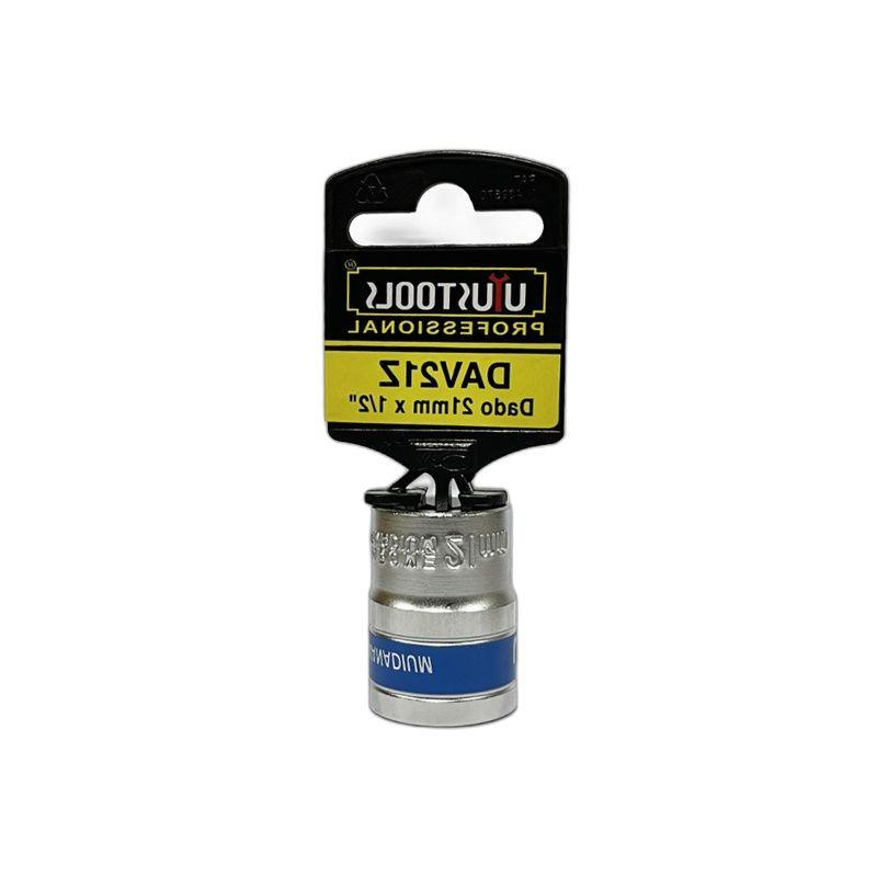 DADO 21MM-1/2" AZUL C/COLGADOR UYUSTOOLS-2