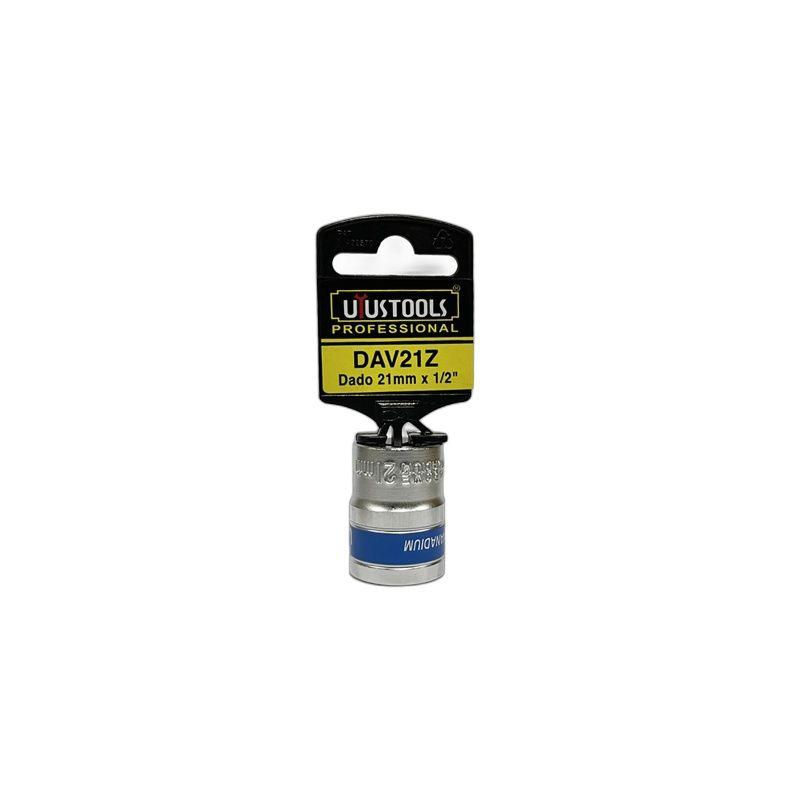 DADO 21MM-1/2" AZUL C/COLGADOR UYUSTOOLS-4