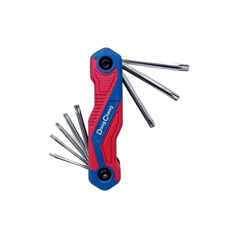 LLAVE TORX PLEGABLE Set x8 Dong Cheng-3
