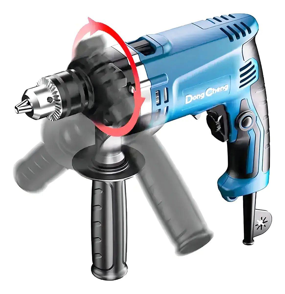 Taladro Percutor 710w 13mm Velocidad Variable Dong Cheng-8