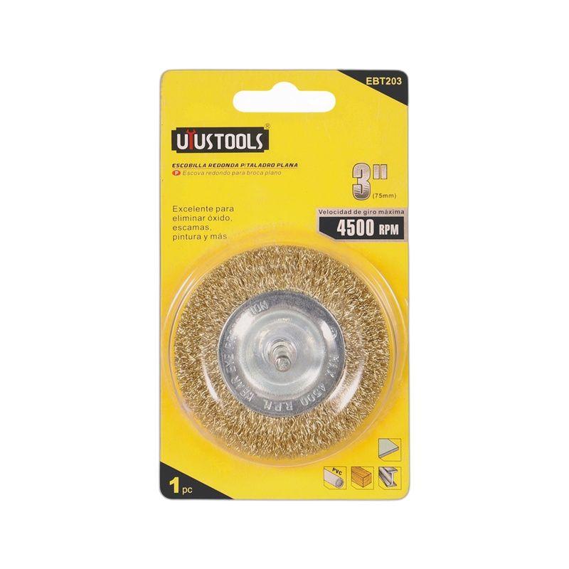 GRATA PLANA ONDULADA 3" P/TALADRO UYU-1