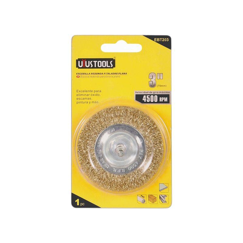 GRATA PLANA ONDULADA 3" P/TALADRO UYU-3