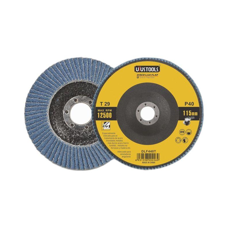 DISCO FLAP 4 1/2" ACERO INOX/METAL GR40 UYUSTOOLS-1