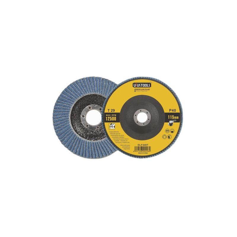 DISCO FLAP 4 1/2" ACERO INOX/METAL GR40 UYUSTOOLS-4