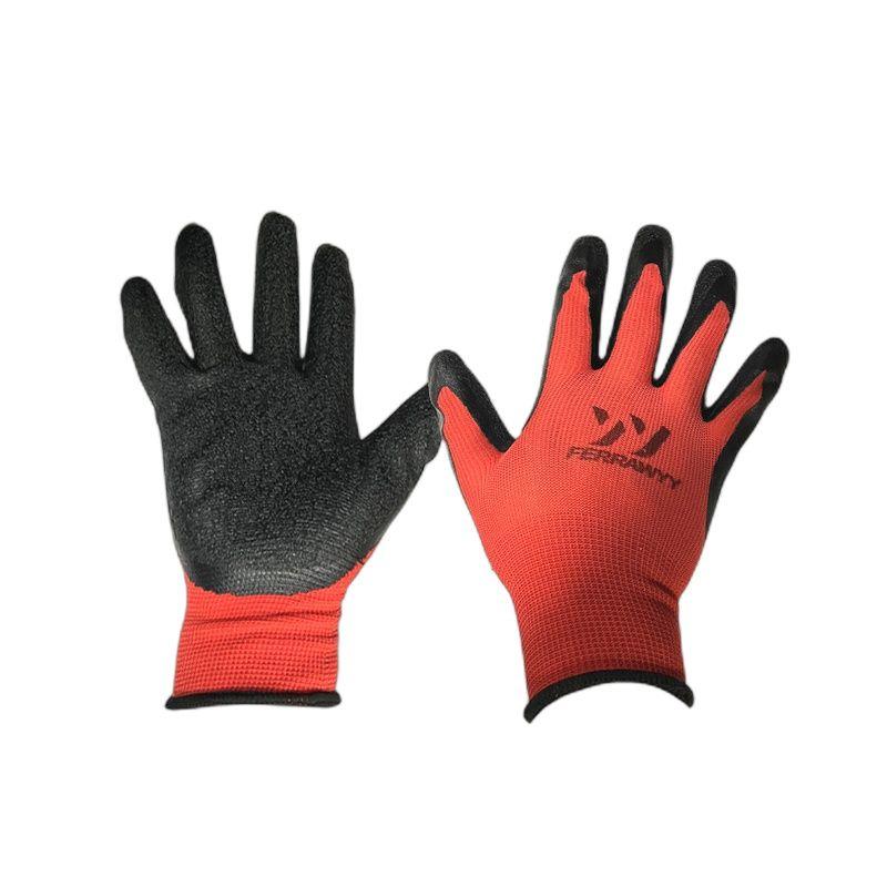 GUANTE TELA/GOMA 8'' ROJO FERRAWYY-2