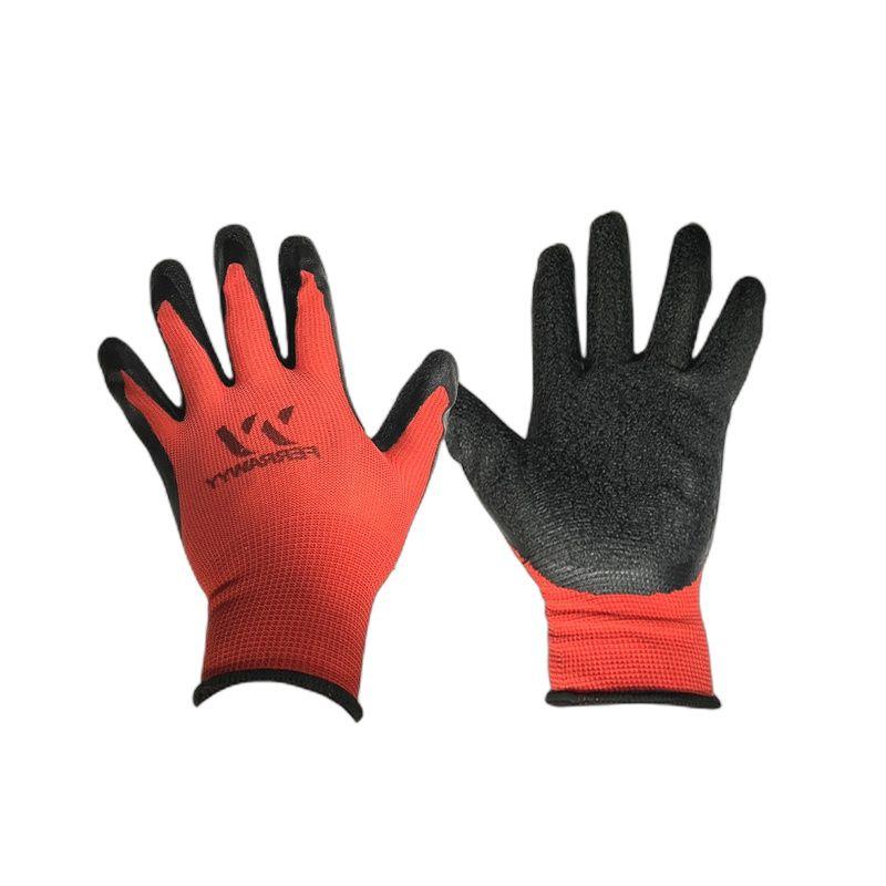 GUANTE TELA/GOMA 8'' ROJO FERRAWYY-5