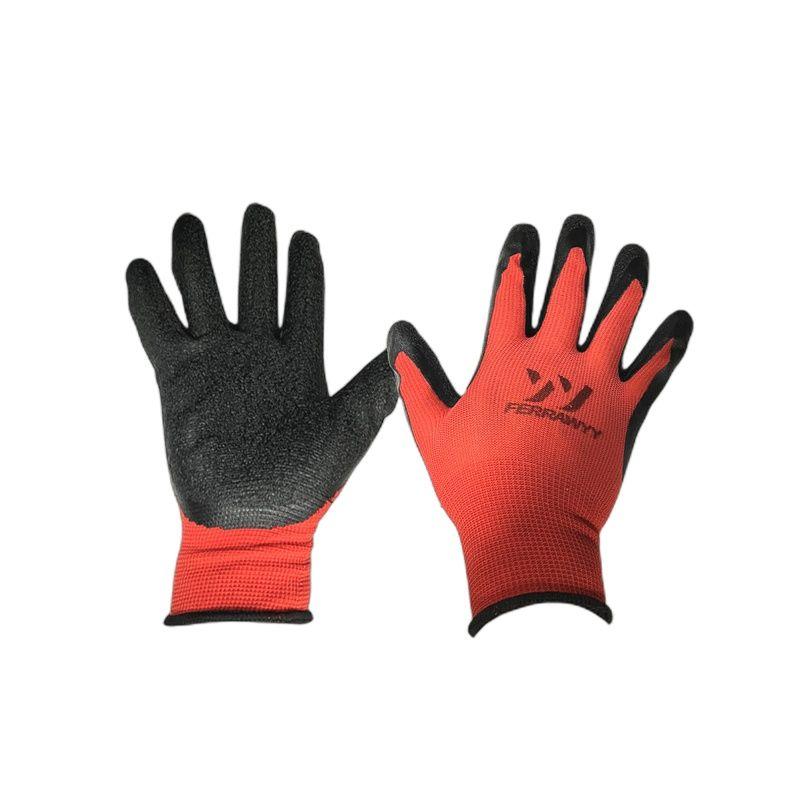 GUANTE TELA/GOMA 8'' ROJO FERRAWYY-6