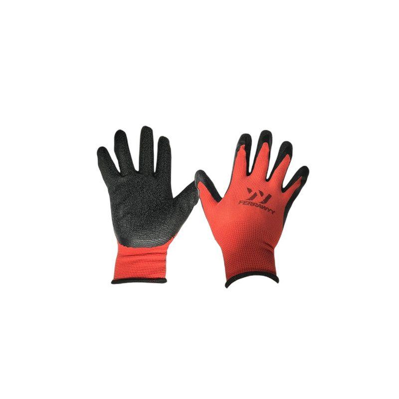 GUANTE TELA/GOMA 8'' ROJO FERRAWYY-7