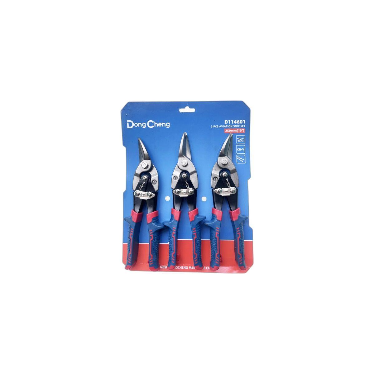 TIJERA AVIACION 10" 26 cm Set x3 Dong Cheng-1