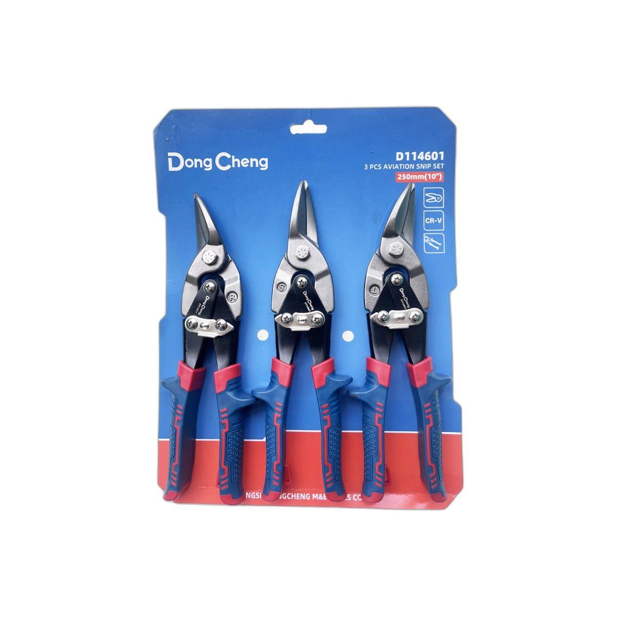 TIJERA AVIACION 10" 26 cm Set x3 Dong Cheng-2