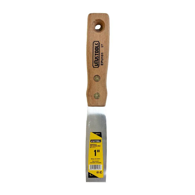 ESPATULA 1" ACERO INOX M/MADERA UYUSTOOLS-0